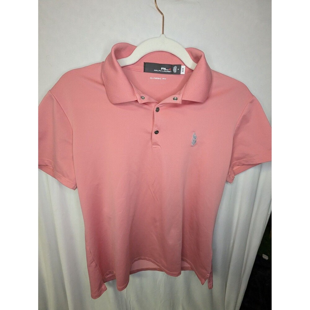 Polo Ralph Lauren Men's Pink Classic-Fit Performance Golf Polo Shirt S